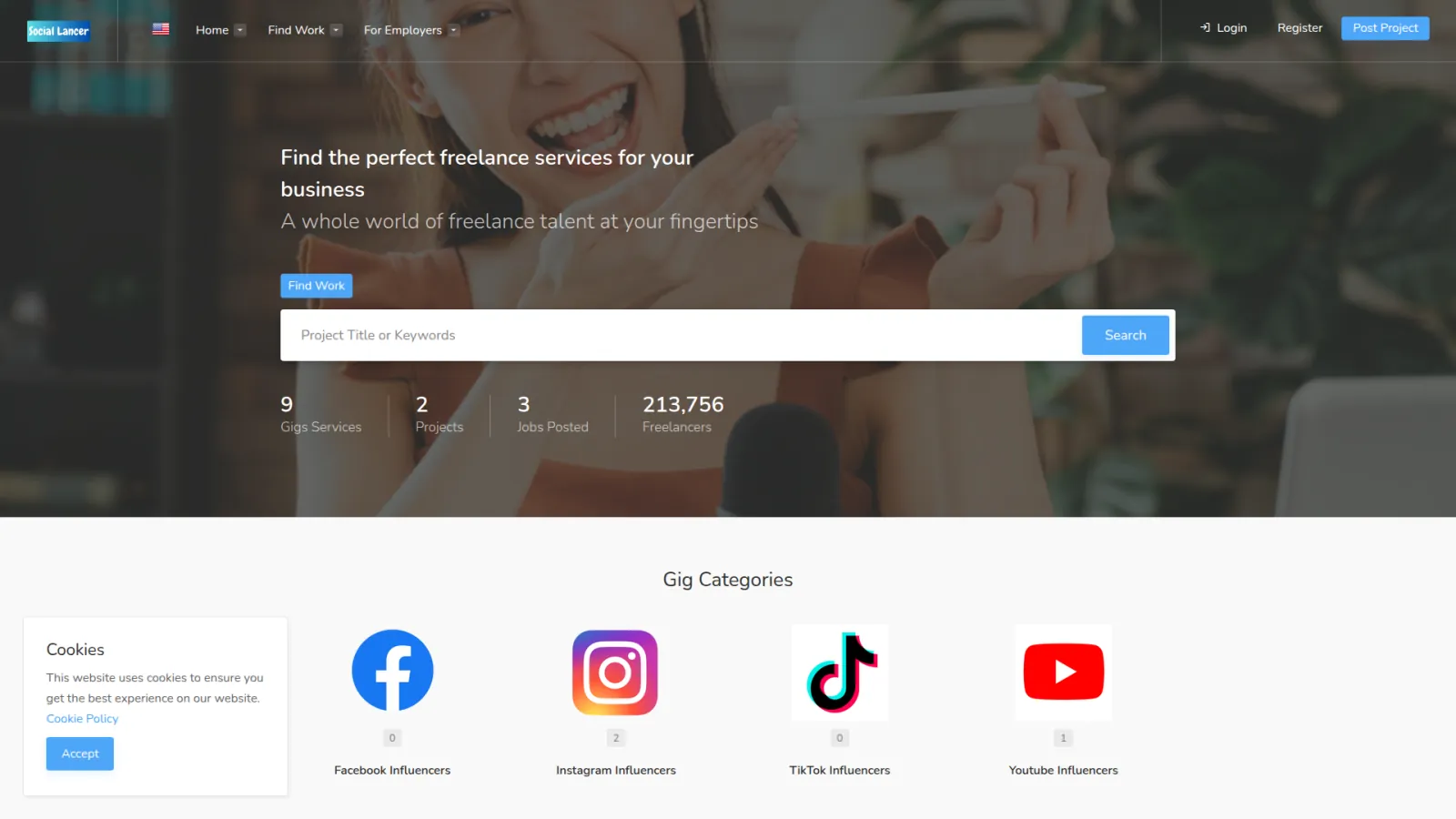 Social Lancer 项目案例