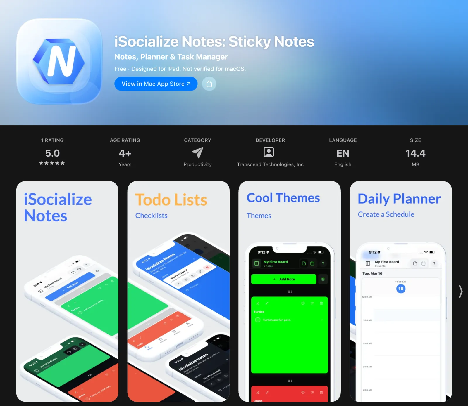 iSocialize Notes: Sticky Notes 项目案例