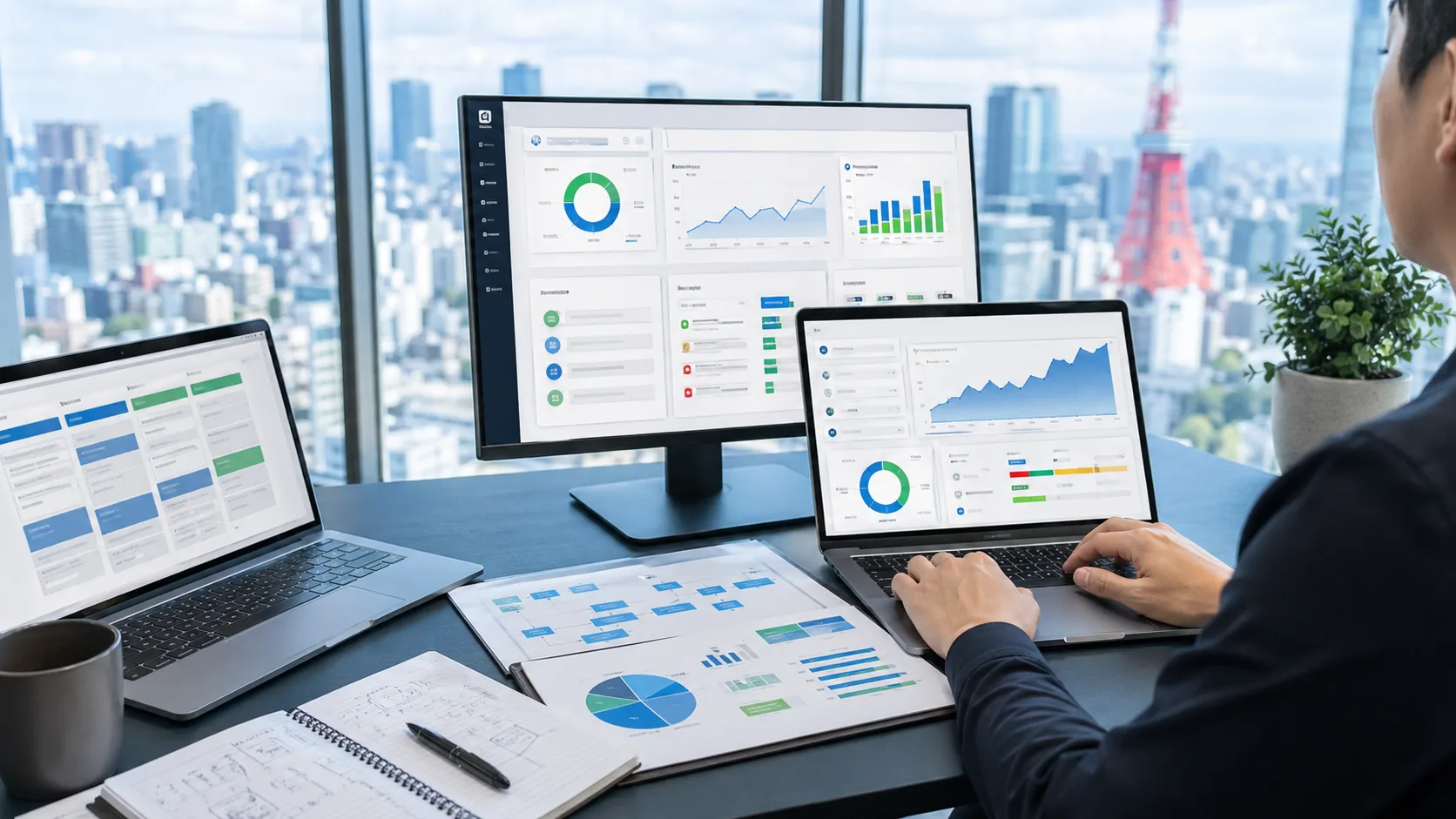 SEO analytics and search performance optimization dashboards